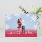 Cartes de Faire-part de grossesse de Noël (Debout devant)