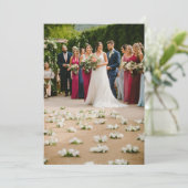 cartes de faire-part de mariage (Debout devant)
