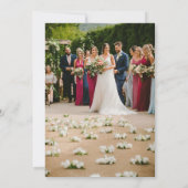 cartes de faire-part de mariage (Dos)