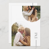 Cartes de Faire-Part de Mariage Arch Double Save t (Devant / Derrière)