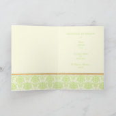 Cartes de faire-part de mariage au chocolat et à l (Intérieur)