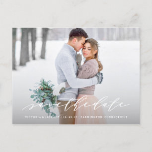 Cartes de faire-part de mariage avec calligraphie