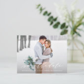 Cartes de faire-part de mariage avec calligraphie  (Debout devant)