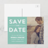 Cartes de faire-part de mariage avec photo et desi (Devant / Derrière)