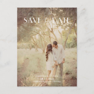 Cartes de faire-part de mariage avec photo moderne