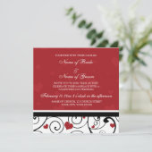 Cartes de Faire-part de mariage de la Saint-Valent (Debout devant)