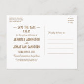 Cartes de faire-part de mariage Egyptian Nouveau (Dos)