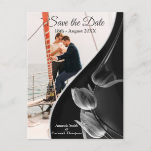 Cartes de Faire-Part de Mariage en Marbre Blanc Gr