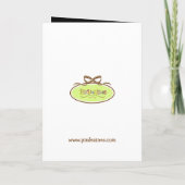 Cartes de Faire-part de mariage, ornement (Dos)