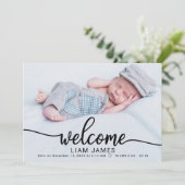 Cartes de Faire-part de naissance photo de la call (Debout devant)