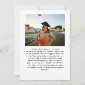 Cartes de faire-part de remise de diplôme avec 2 p (Dos)