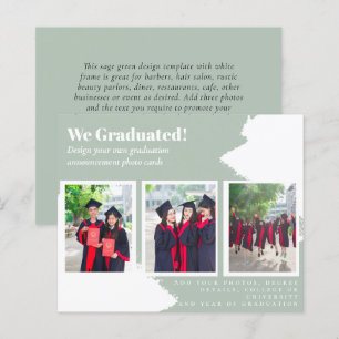 Cartes de Faire-part du collage photo BUDGET