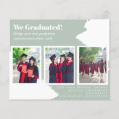 Cartes de Faire-part du collage photo BUDGET (Devant)