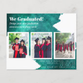 Cartes de Faire-part du collage photo BUDGET (Devant)