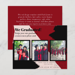 Cartes de Faire-part du collage photo BUDGET