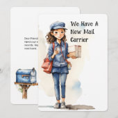 Cartes de Faire-part mobiles de transporteur de co (Devant / Derrière)