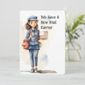 Cartes de Faire-part mobiles de transporteur de co (Debout devant)