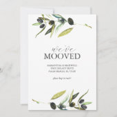 Cartes de Faire-part mobiles Watercolor Branche d' (Devant)