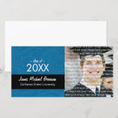 Cartes de Faire-part photo élégantes (Devant / Derrière)