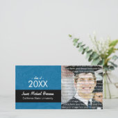 Cartes de Faire-part photo élégantes (Debout devant)