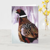 Cartes de faisan du Nébraska (Fleur jaune)