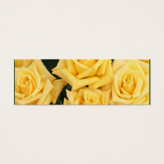 CARTES DE FAVEUR DE MARIAGE ROSE JAUNE (Devant)