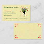 Cartes de fée de gentillesse (Devant / Derrière)