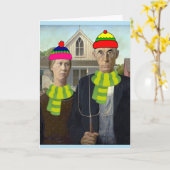 CARTES DE FÉLICITATION DES MARIAGES GOTHIQUES AMÉR (Fleur jaune)