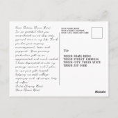 Cartes de Félicitations de Diplôme, Cartes de Reme (Dos)