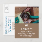 Cartes de félicitations drôles pour la remise des  (Devant / Derrière)