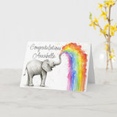 Cartes de félicitations - LGBTQI Joyeux.... (Fleur jaune)