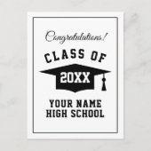 Cartes de félicitations pour le diplôme d'études s (Devant)