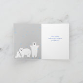Cartes de félicitations pour nouveau bébé de l'our (Intérieur)