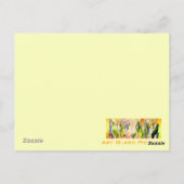 Cartes de félicitations Tulip Square (Dos)