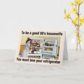 Cartes de femme de ménage des années 1950 (Fleur jaune)