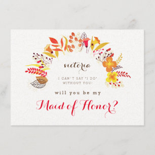 Cartes de femme de ménage du Fleur sauvage de bois