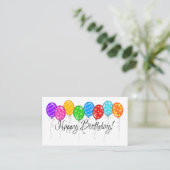 Cartes de fermeture anniversaire par SRF (Debout devant)