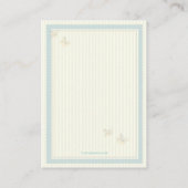 Cartes de fermeture de la demande de carnet de Bun (Dos)