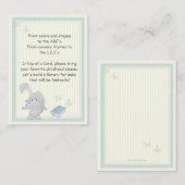 Cartes de fermeture de la demande de carnet de Bun (Devant / Derrière)