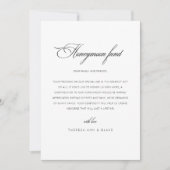 Cartes de fermeture élégantes du Fonds Lune de Mie (Devant)