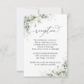 Cartes de Fermeture pour Réception de Mariage au E (Devant)