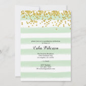 Cartes de fête de fin d'études supérieures moderne (Dos)