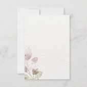 Cartes de fête de retraite florale élégante numéri (Dos)