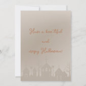 Cartes de fête des Fantômes d'Halloween (Dos)