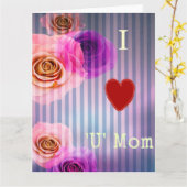 Cartes de fête des mères (Fleur jaune)