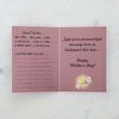 Cartes de fête des mères Carte de voeux aux ours p (Intérieur)