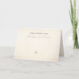 Cartes de fête des mères pour les clients de la cl