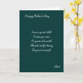 Cartes de fête des pères enfant Fières (Fleur jaune)