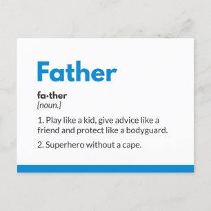 Cartes de fête des pères super-héros Superdad