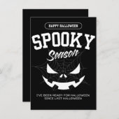 Cartes de fête d'Halloween (Devant / Derrière)
